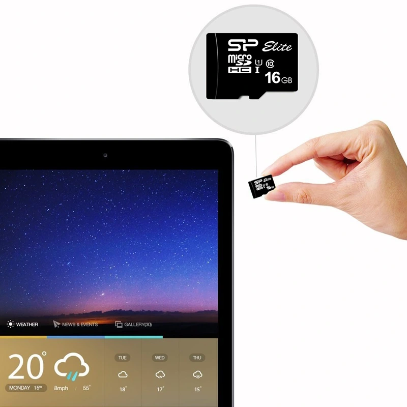 قیمت و خرید کارت حافظه Micro SD سیلیکون پاور ظرفیت 16 گیگابایت مدل Elite