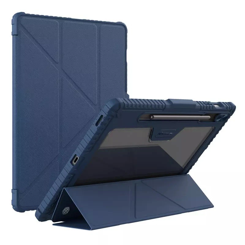 قیمت و خرید کیف کلاسوری نیلکین مدل Bumper Leather Case مناسب Galaxy Tab S9 Plus