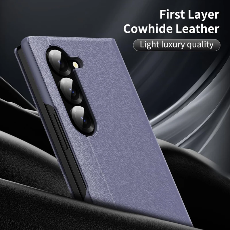 قیمت و خرید کیف کلاسوری هوشمند سامسونگ مدل Smart View Wallet Case مناسب Galaxy Z Fold 7 (با برنامه /غیر اصل)