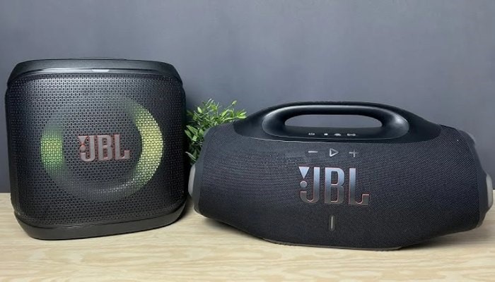 مقایسه اسپیکر JBL BOOMBOX 4 با PartyBox Encore Essential