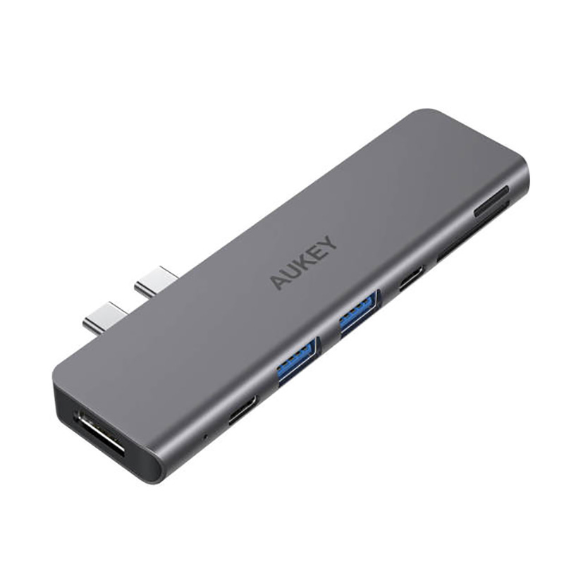 هاب 7 پورت آکی مناسب برای مک بوک Aukey Thunderbolt Hub CB-C76