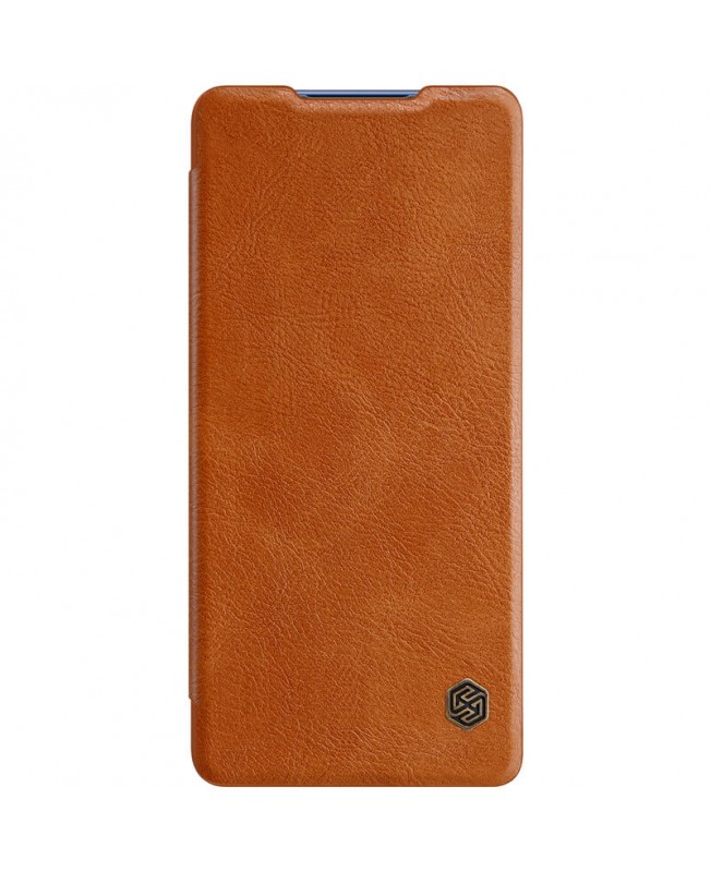 کیف کلاسوری چرمی نیلکین مدل QIN مناسب برای سامسونگ Galaxy A12