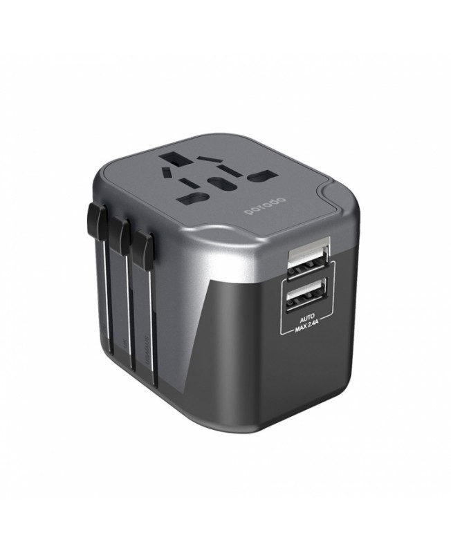 شارژر دیواری مسافرتی پرودو | Porodo Universal Travel Adaptor