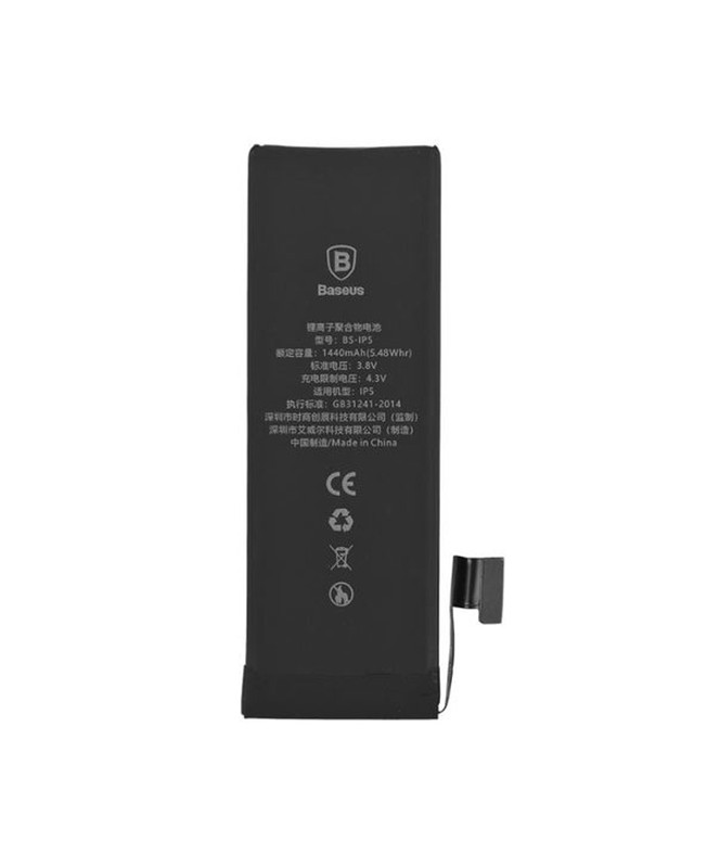 باتری موبایل بیسوس ACCB-AIP5 ظرفیت 1440 میلی آمپر ساعت مناسب برای گوشی موبایل اپل iPhone 5