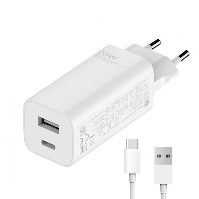 آداپتور 65 وات شیائومی | Xiaomi Gan Charger AD652GEU