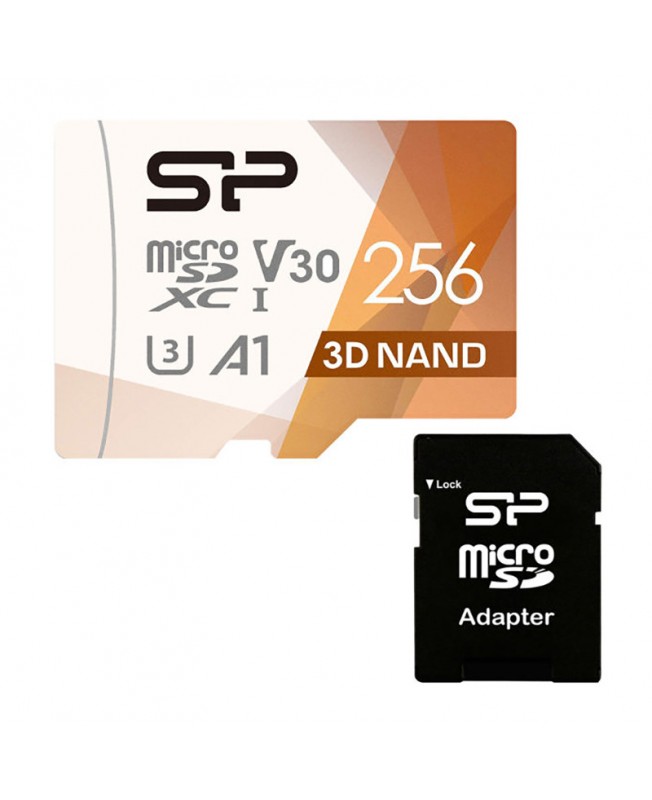 کارت حافظه microSDXC سلیکون پاور ظرفیت 256 گیگابایت