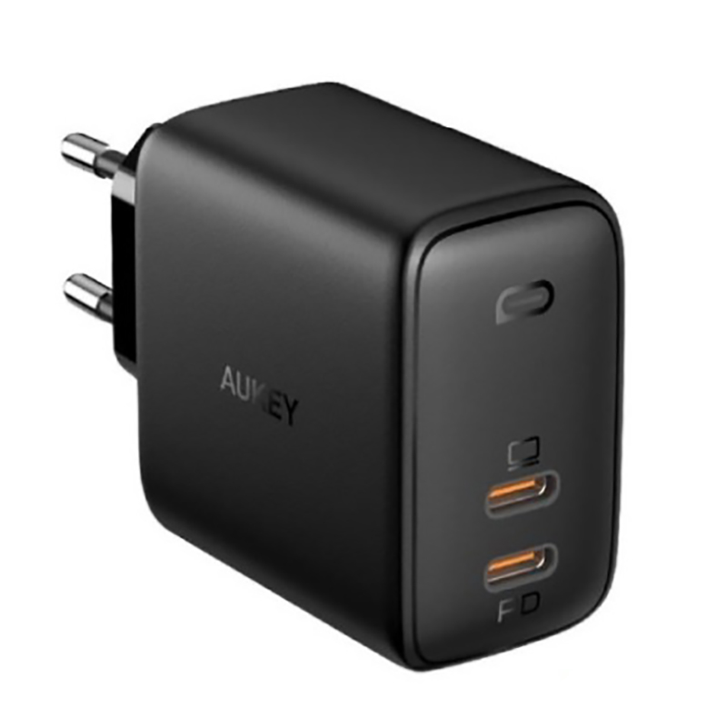آداپتور و شارژر دیواری 65 وات آکی | Aukey PA-B4 65W PD