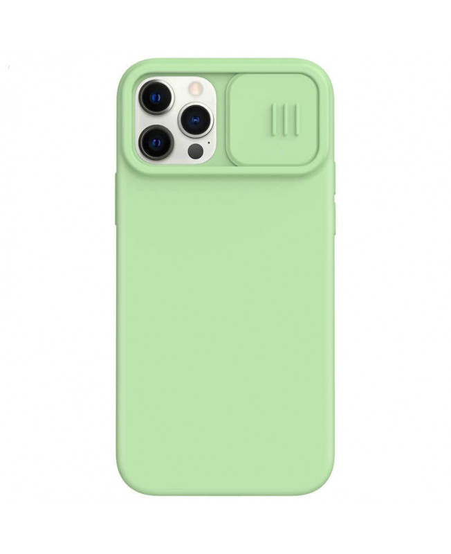 قاب سیلیکونی محافظ لنز دار نیلکین مدل CamShield Silky silicon گوشی اپل Iphone 12 | Iphone 12 Pro