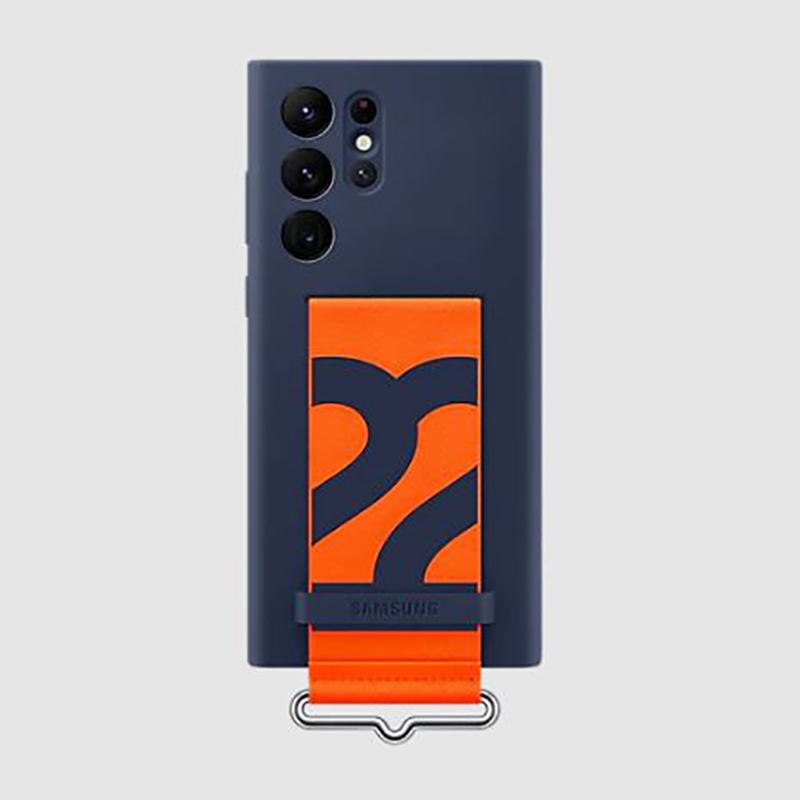 کاور سیلیکونی سامسونگ Silicone Cover With Strap EF-GS908 سامسونگ Galaxy S22 Ultra