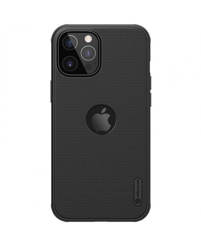 کاور نیلکین مدل Super Frosted Shield Logo Cutout اپل Iphone 12 Pro Max