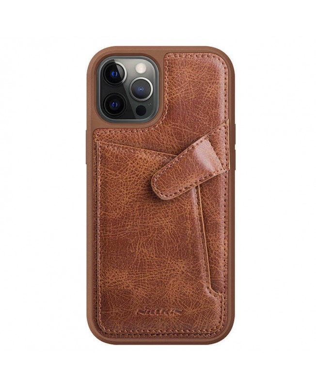 کاور نیلکین مدل Leather Cover Case اپل Iphone 12 Pro Max
