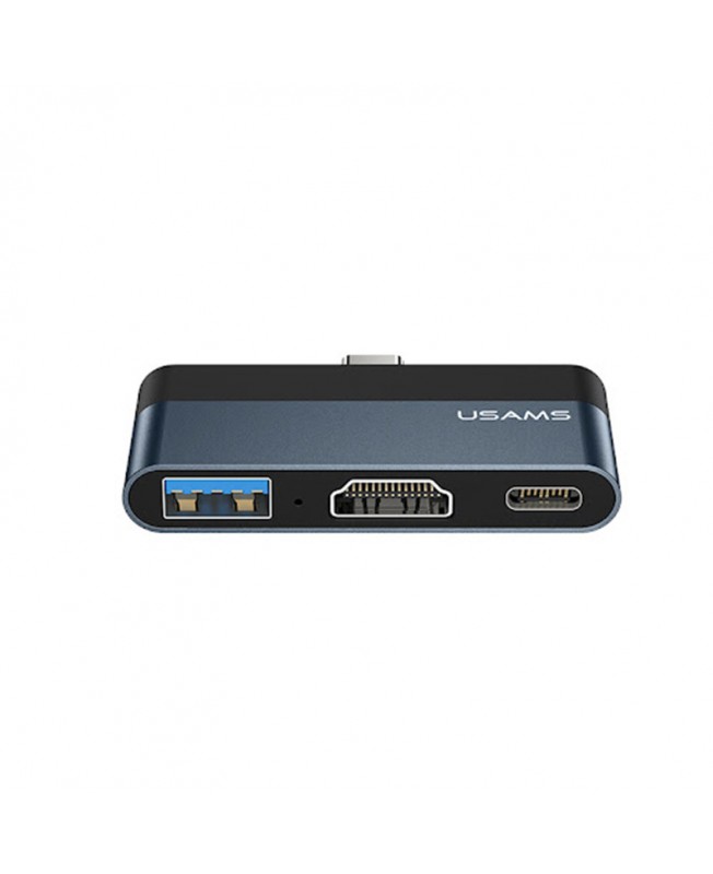هاب 3 پورت یوسامز | USAMS Type-c Mini Hub US-SJ492