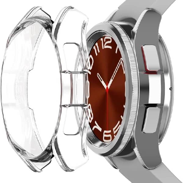 قاب محافظ ساعت Araree مدل Nukin برای galaxy watch 6 classic 47mm clear