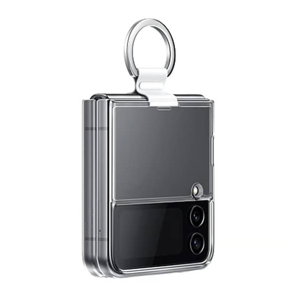 کاور بی رنگ سامسونگ Clear Cover with ring EF-OF721 سامسونگ Galaxy Z Flip 4