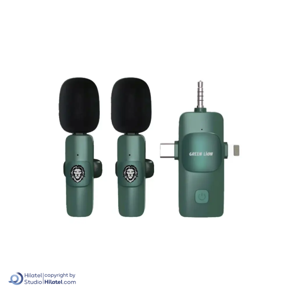 میکروفون یقه ای بی سیم گرین لاین مدل GN3IN1WMGN