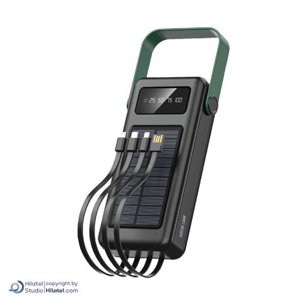 پاوربانک خورشیدی 30000 میلی آمپر گرین لاین مدل سولار مکس GL-PB72