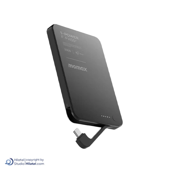 پاوربانک مگنتی 5000 میلی آمپر مومکس مدل IP157