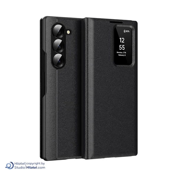 کیف کلاسوری هوشمند سامسونگ مدل Smart View Wallet Case مناسب Galaxy Z Fold 7 (با برنامه /غیر اصل)